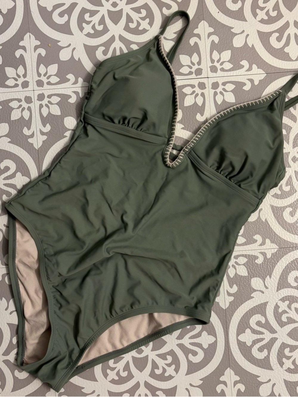 Kona Sol || Sage Green One Piece Swimsuit